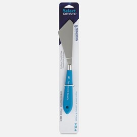 Princeton Select Artiste Palette Knife, Medium Multi Angle Scraper, Satin Turqouise Handle, No. 6, Metal, 1 Count