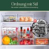 SimpleU Fridge Organiser Stickers, 32 Labels for Food Storage, Kitchen