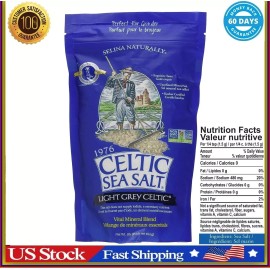 Celtic Sea Salt Light Grey Celtic Sea Salt 1 Pound Resealable Bag–Additive-F