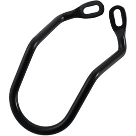 Black Rear Derailleur Protector, Steel Bike Derailleur Guard, Bike Rear Derailleur Hanger Rear Gear Protector Chain Stay Guard for Bike Mountain Road Cycling 150 mm