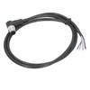 M12 Connector Cable 4 Pin Shielded Right Angle Waterproof Aviation