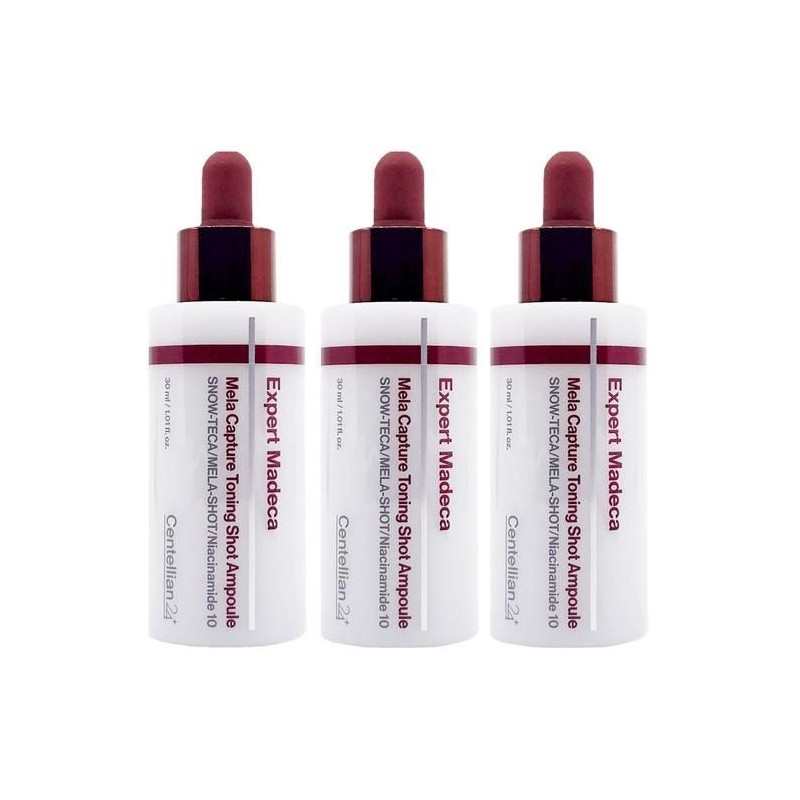 Centellian24 MelaCapture Freckle Ampoule Madeca Mela Toning Shot 30ml 3pcs