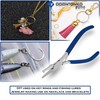 OdontoMed2011 Stainless Steel Split Ring Jewelry Plier, Round Handle, 5-Inch