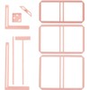 Kit Completo de Reglas de Encuadernación, 9 piezas, Plantillas, Album