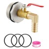 Carvedexquisitely 2" Drum Faucet for 55 Gallon Drum,Brass Rain Barrel