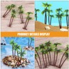 HOLIDYOYO Artificial Palm Tree, 15pcs Mini Model Coconut Palm Tree
