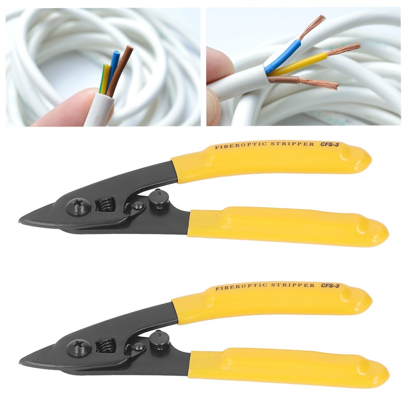 Fiber Optic Stripper 3 Port Hole 250μm Coating Stripping Power