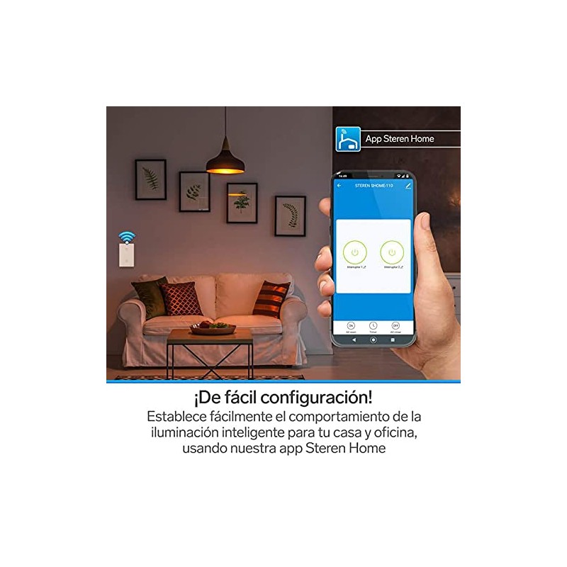 STEREN Apagador Wi-Fi touch doble