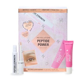 Revolution Beauty Peptide Power Lash & Lip Duo Gift Set, 2-Piece Set For Hydrated & Plump Lips, Fuller Lashed & Boosted Brows, Vegan & Cruelty-Free