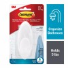 Command BATH17-ES-E 051141958392 Towel, Clear Frosted, 1-Hook, 1-Large...
