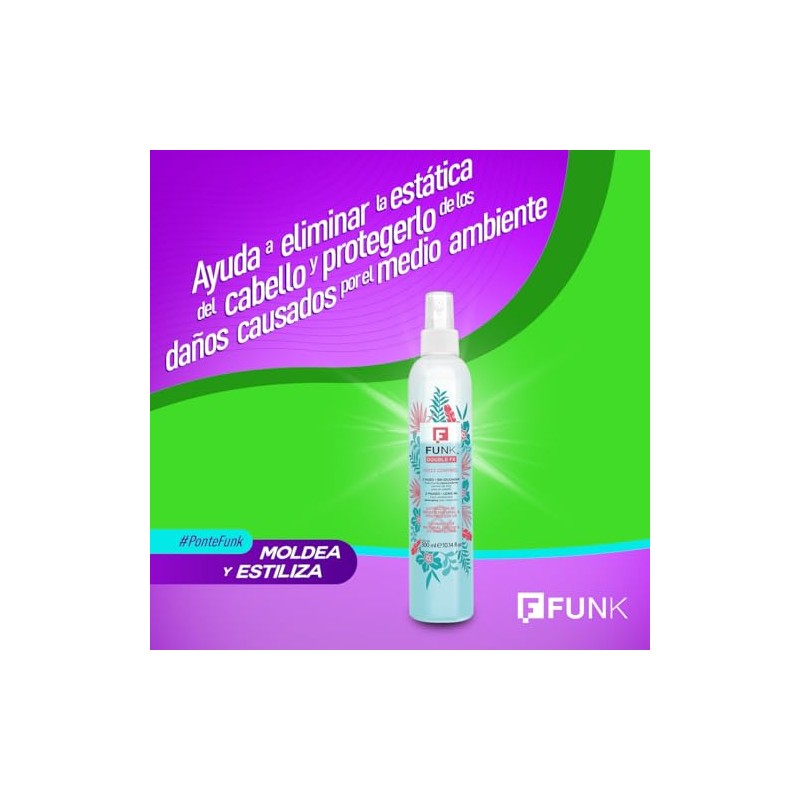 Funk, Tratamiento Bifásico Frizz Control, 300 ml