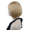 Lydell 8" Short Bob Hair Flat Bangs Cute Central Dot