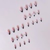 24Pcs Valentines Day Press on Nails Medium Long Almond Fake