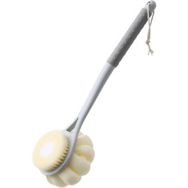 Unbranded Shower Body Brush,Soft Bristles and Beautiful Pumpkin Loofah 14” Long