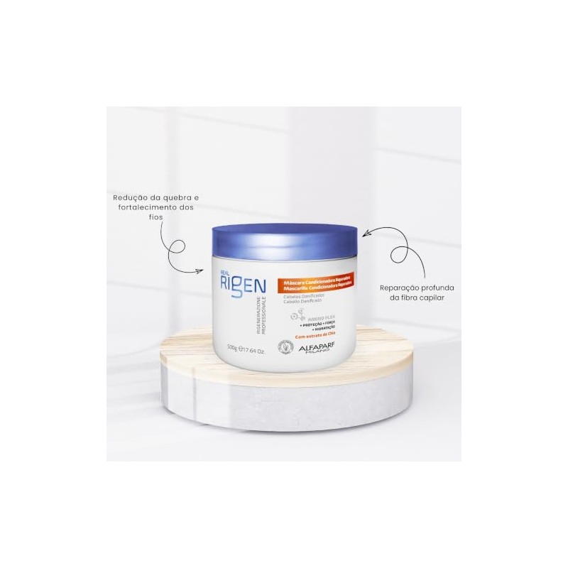 Alfaparf Milano Real Rigen Mascarilla Acondicionadora Reparadora - Cabello Dañado