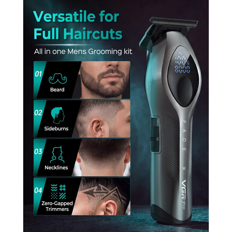 Hair Clippers for Men, Cordless Professional Clipper & Trimmer Set