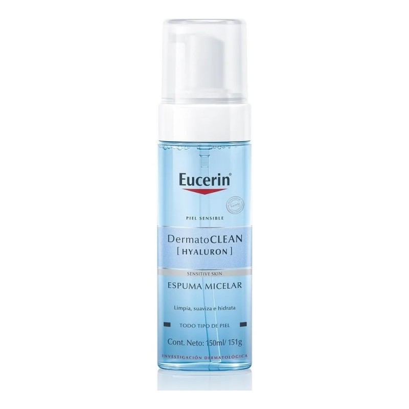 Eucerin Dermatoclean Hyaluron Espuma Micelar Facial 150ml
