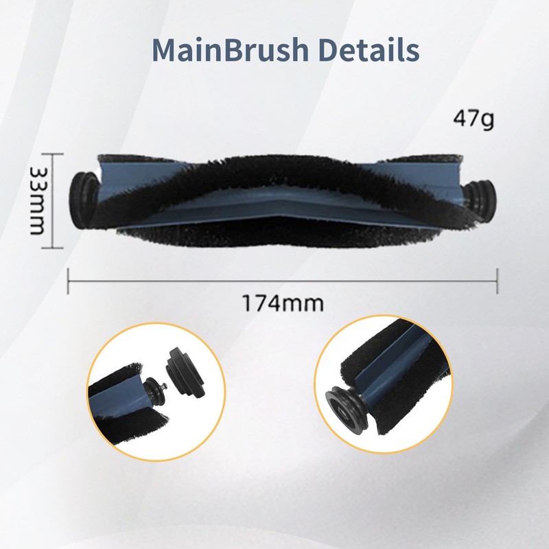 Replacement Accessories Fit for Eufy X10 Pro Omni Robot Vacuum