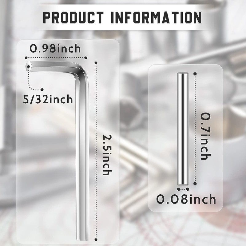Hinge Outlet Spring Hinge Tension Pin Replacement Kit with Hex