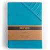 DecoKing Fitted Sheet Double Cotton Jersey Boxspring, Amber Collection, 120x200-140x200