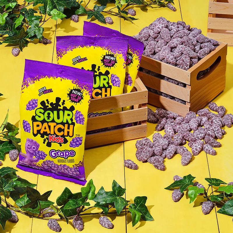 SOUR PATCH KIDS Grape Soft & Chewy Candy, Bulk Candy,