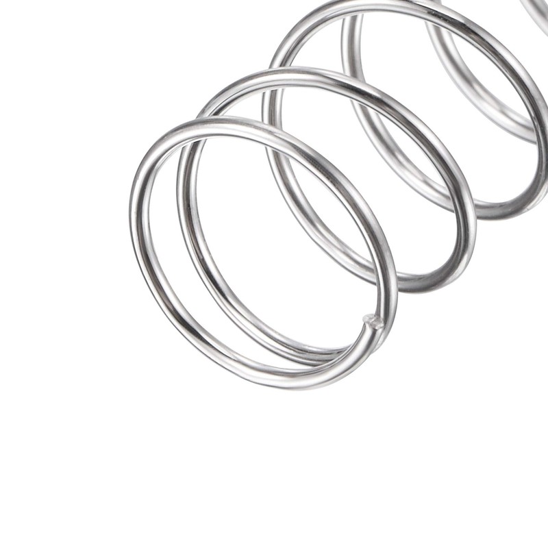 sourcing map Compression Spring, 304 Stainless Steel Compression Springs, Silver