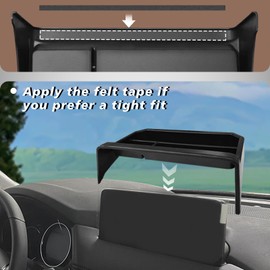 Muslogy Center Console Front Organizer & Dash Storage Box Insert Tray Behind Screen Compatible with Mazda CX5 CX-5 Accessories 2024 2023 2022 Sunglasses Coin Holder(Console Front Tray&Dash Organizer)