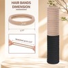 150 Pcs Seamless Elastic Hair Ties No Damage for Thick