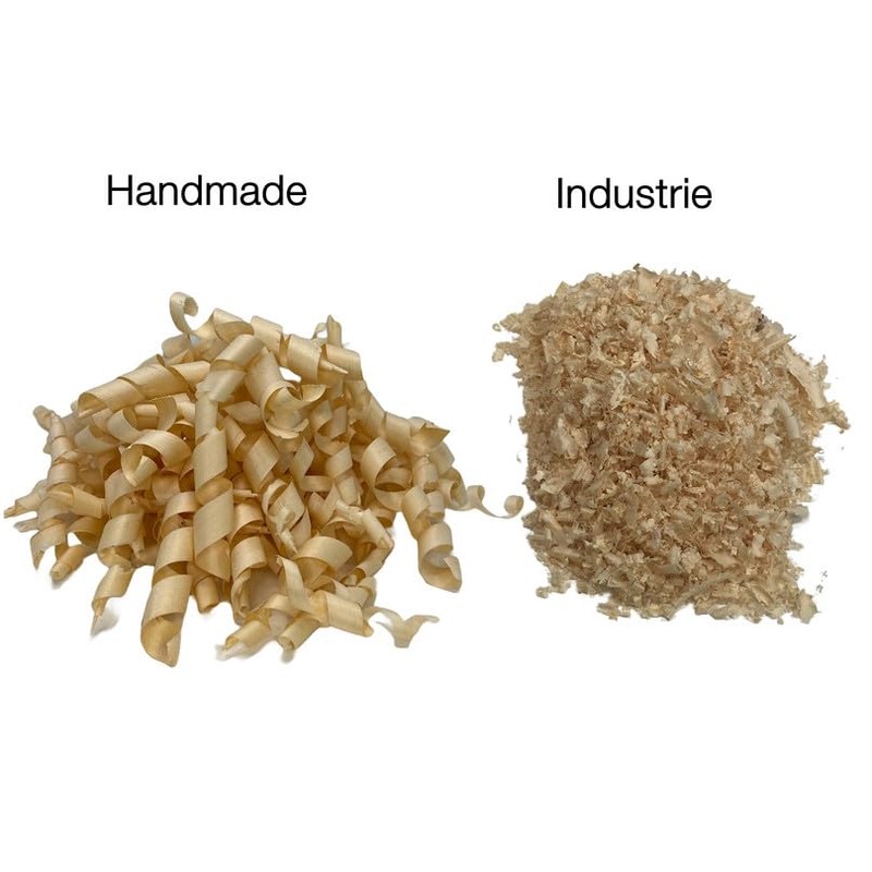 BUNBAN Coniferous wood shavings handmade sustainable rustic packaging or decoration