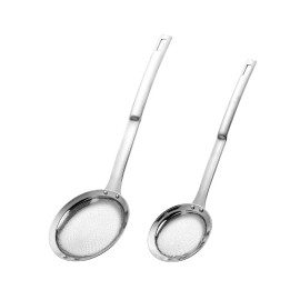 Hvanam Kitchen Skimmer Strainers Stainless Steel Mesh Colanders Food Strainers Set F...