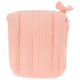 PARSA Beauty Toiletry Bag Cosmetic Bag Pink - Toiletry Bag Men and Women for Cosmetic Storage, Muslin, Cosmetic bag