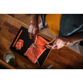Fiskars Forchettone per sfilettare il pesce, Functional Form, Lunghezza totale: 19 cm, Acciaio inox giapponese/Plastica, 1057547