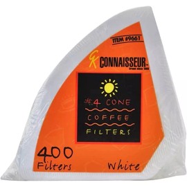 Connaisseur Rockline Connaisseur #4 Cone Coffee Filters 800 Count #9661 White For Hario V60