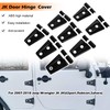 Door Hinge Cover Trim Exterior Accessories for 2007-2018 Jeep Wrangler
