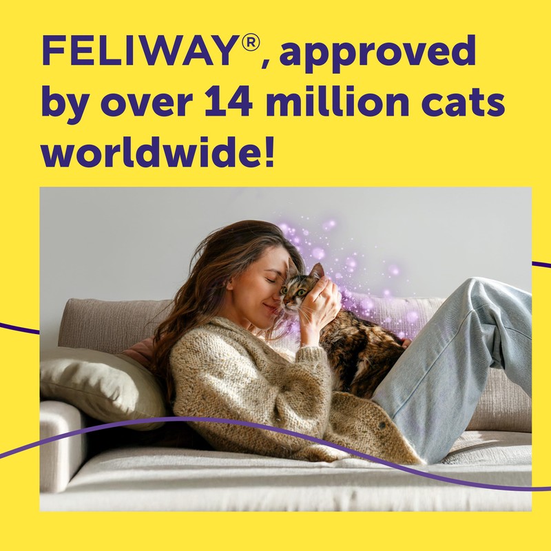 FELIWAY® Help! Cat Calming Pheromone Refills (7 Days), 3-Pack