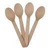 Cuchara Desechable de Madera Guppi 100 pza Biodegradable