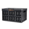 VEVOR 45L Collapsible Storage Bins with Lids 3 Packs, Stackable