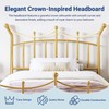 Allewie 14 Inches Twin Size Metal Platform Bed Frame with