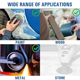 Starcke Premium Gold Aluminum Oxide Longboard Sanding Sheets 2-3/4 x 16-1/2 Inch - Hook and Loop Sandpaper for Wood, Auto Body, Paint, Metal, and Plastics (25, 320 Grit)