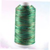 LALAFINA Strand Ice Silk Thread Dark Green for Jewelry Making