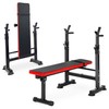 BalanceFrom Adjustable Folding Multifunctional Workout Station Adjustable Olympic Workout Bench