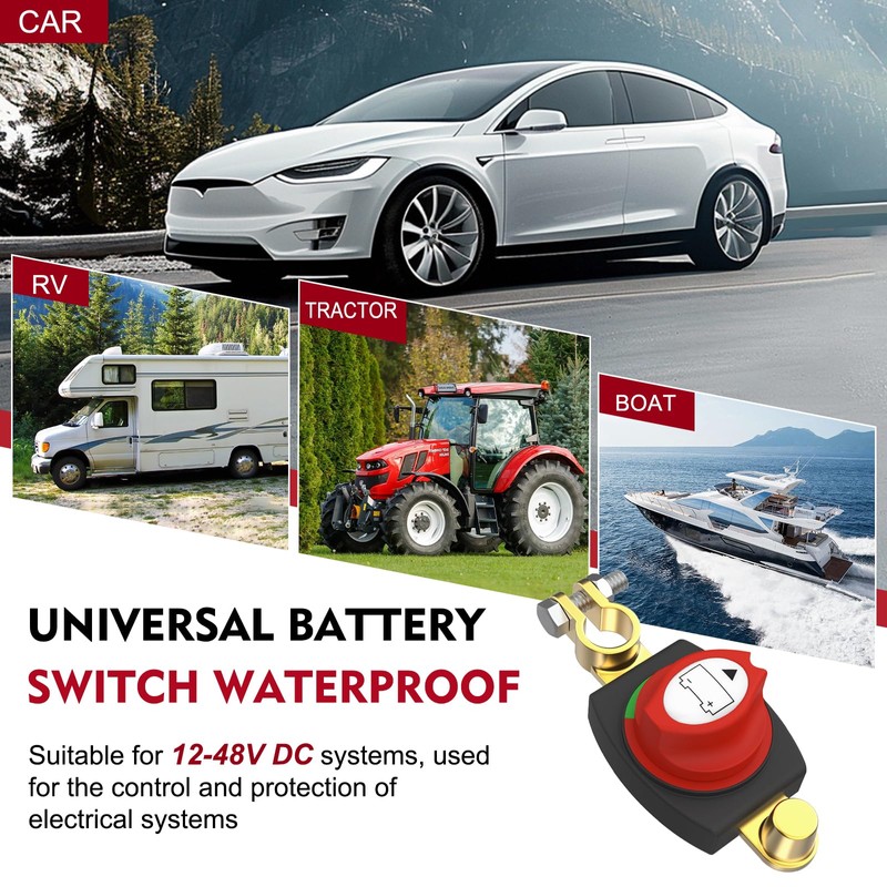 Car Battery Disconnect Switch 12v Heavy Duty,Battery Cut Off Switch