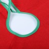 Red Flannelette Christmas Tree Skirt Base Floor Mat Apron Cover