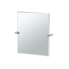 Gatco 4379SM Bleu, Small Rectangle Mirror