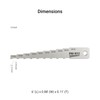 DCOMA Brake Pad Measuring Tool – 32nds Brake Pad Thickness