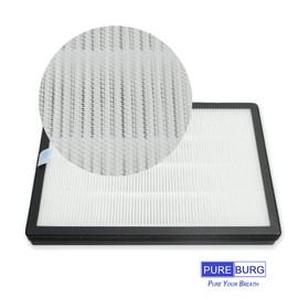 PUREBURG H04 True HEPA Replacement Filters Compatible with HIMOX H04 Air Purifier,H13 4-Stage Filtration High-efficiency Activated carbon Air Clean, 2-Pack