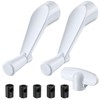 3/8'' 12 Spindle Spline Socket Crank Handle with Universal Tee
