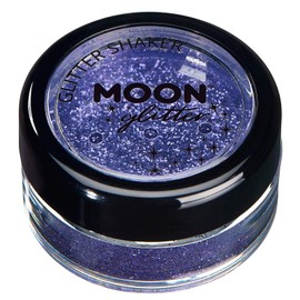 Classic Fine Glitter Shakers by Moon Glitter - Lavender - Cosmetic Festival Makeup Glitter for Face, Body, Nails, Hair, Lips - 5g