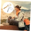 Kisangel Survival Whistle Carabiner Keychain Double Frequency for Emergency Situations