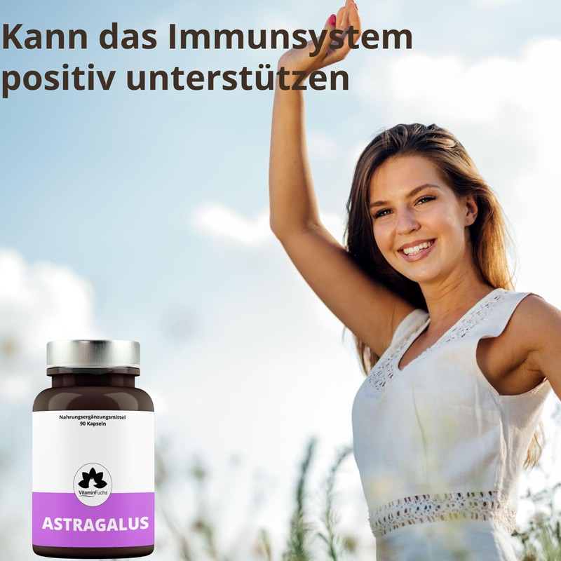 Astragalus Extract High Dose Capsules 1000 mg per Serving. Astragalus